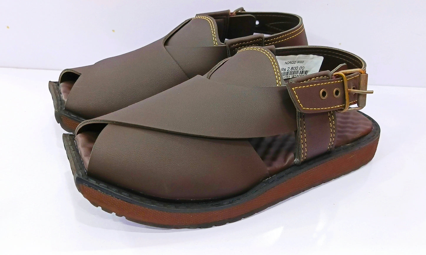 Elite Padded Sole Kaptan Peshawari Sandals-